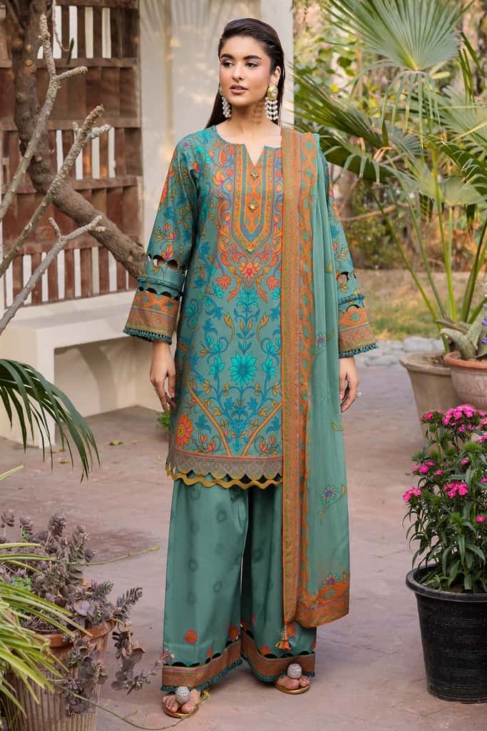3-PC Unstitched Printed Lawn CP6-03 | C-PRINT VOL-01-2026 | CHARIZMA