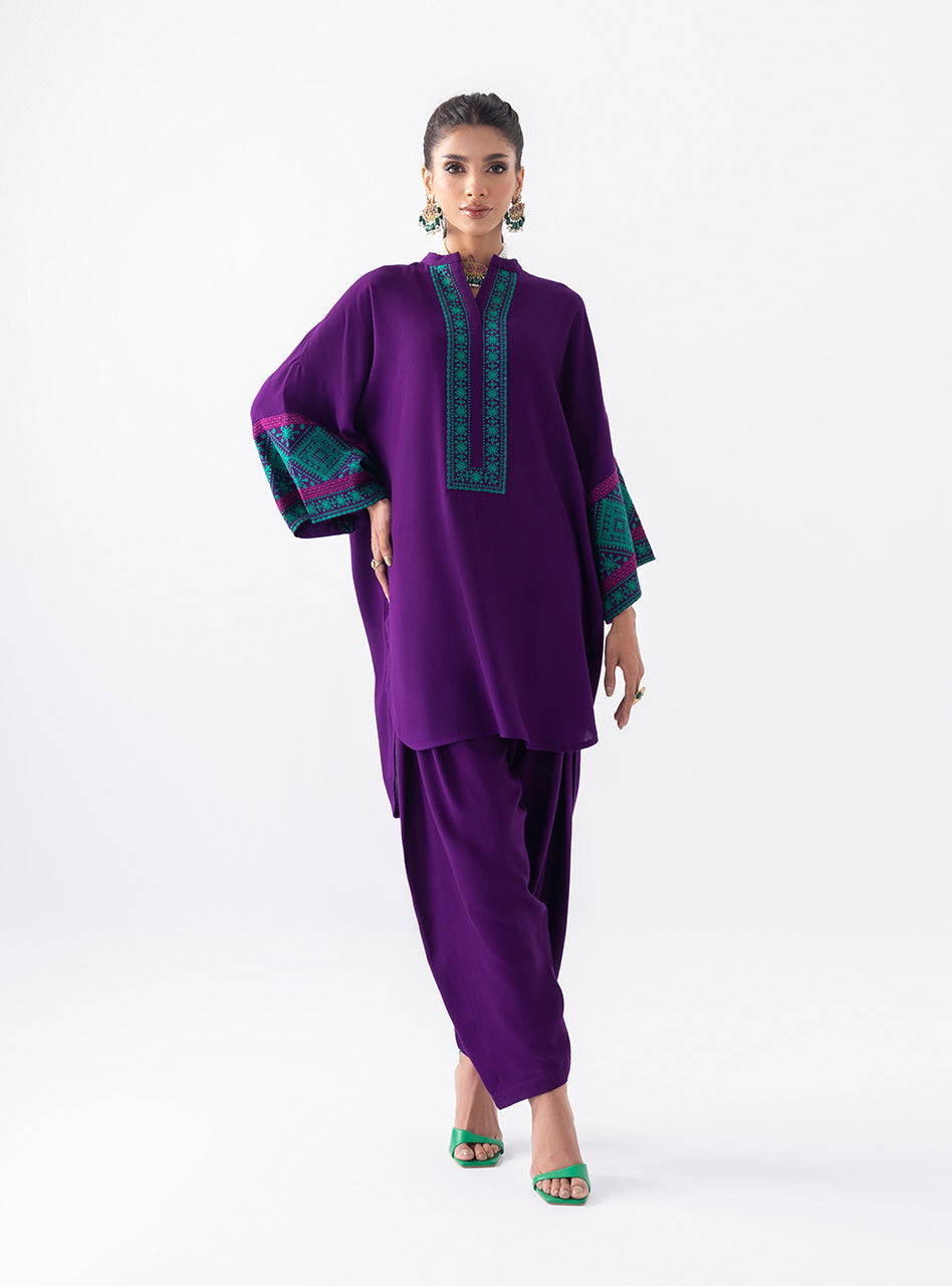 Blushing Plum | Aara Casual Pret | Zainab Chottani in UK USA UAE online kapraye.com