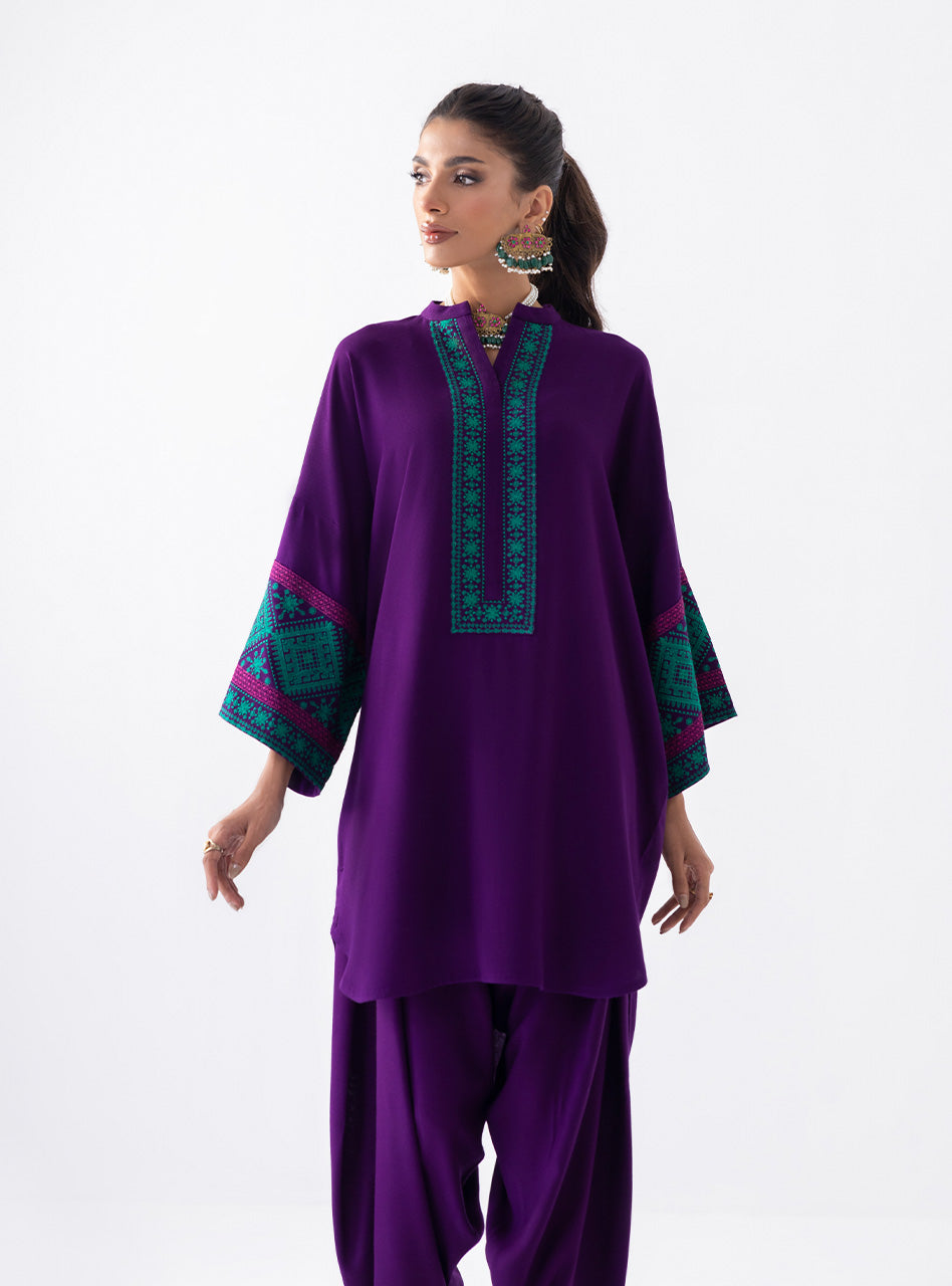 Blushing Plum | Aara Casual Pret | Zainab Chottani in UK USA UAE online kapraye.com