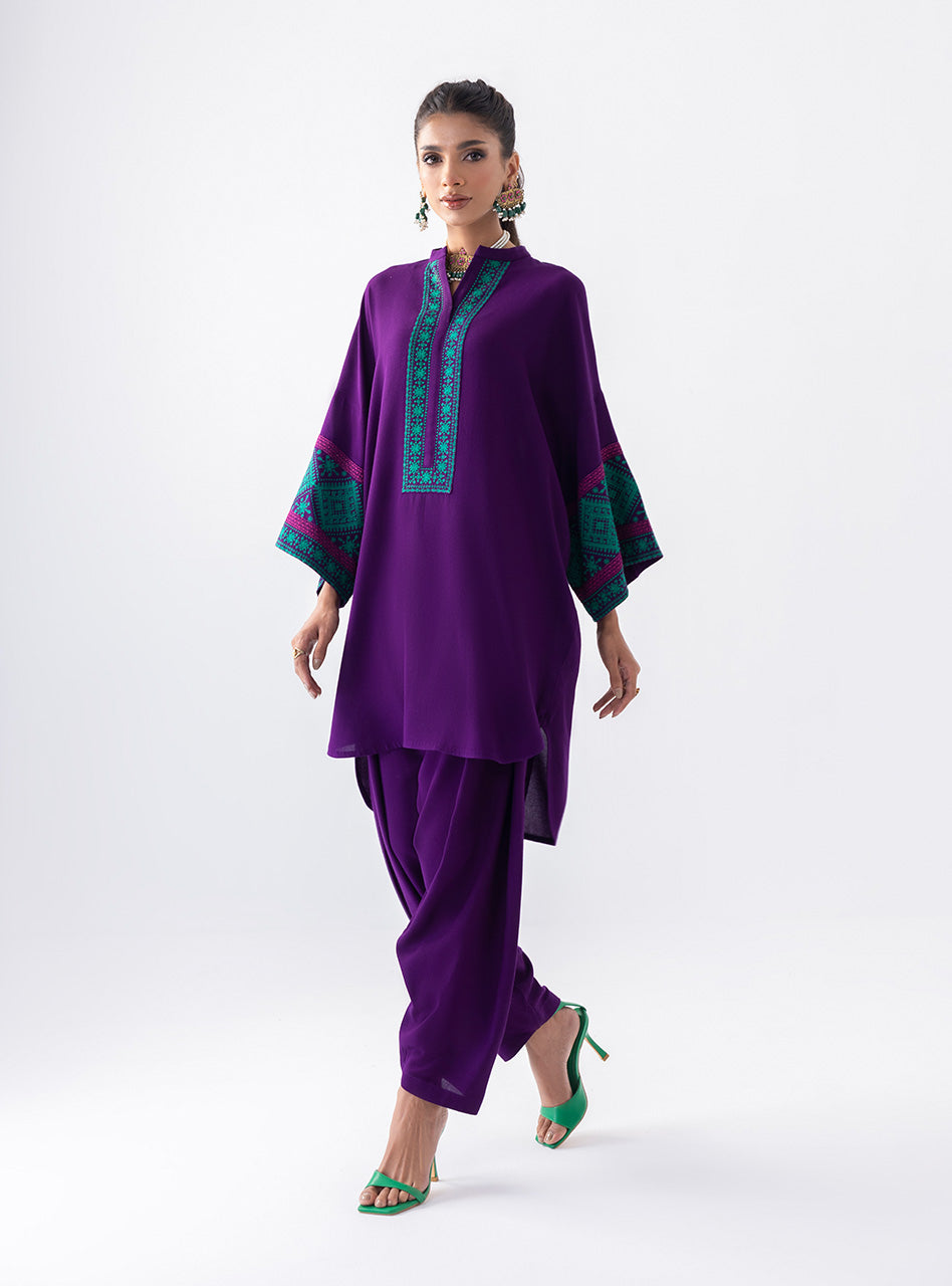 Blushing Plum | Aara Casual Pret | Zainab Chottani in UK USA UAE online kapraye.com