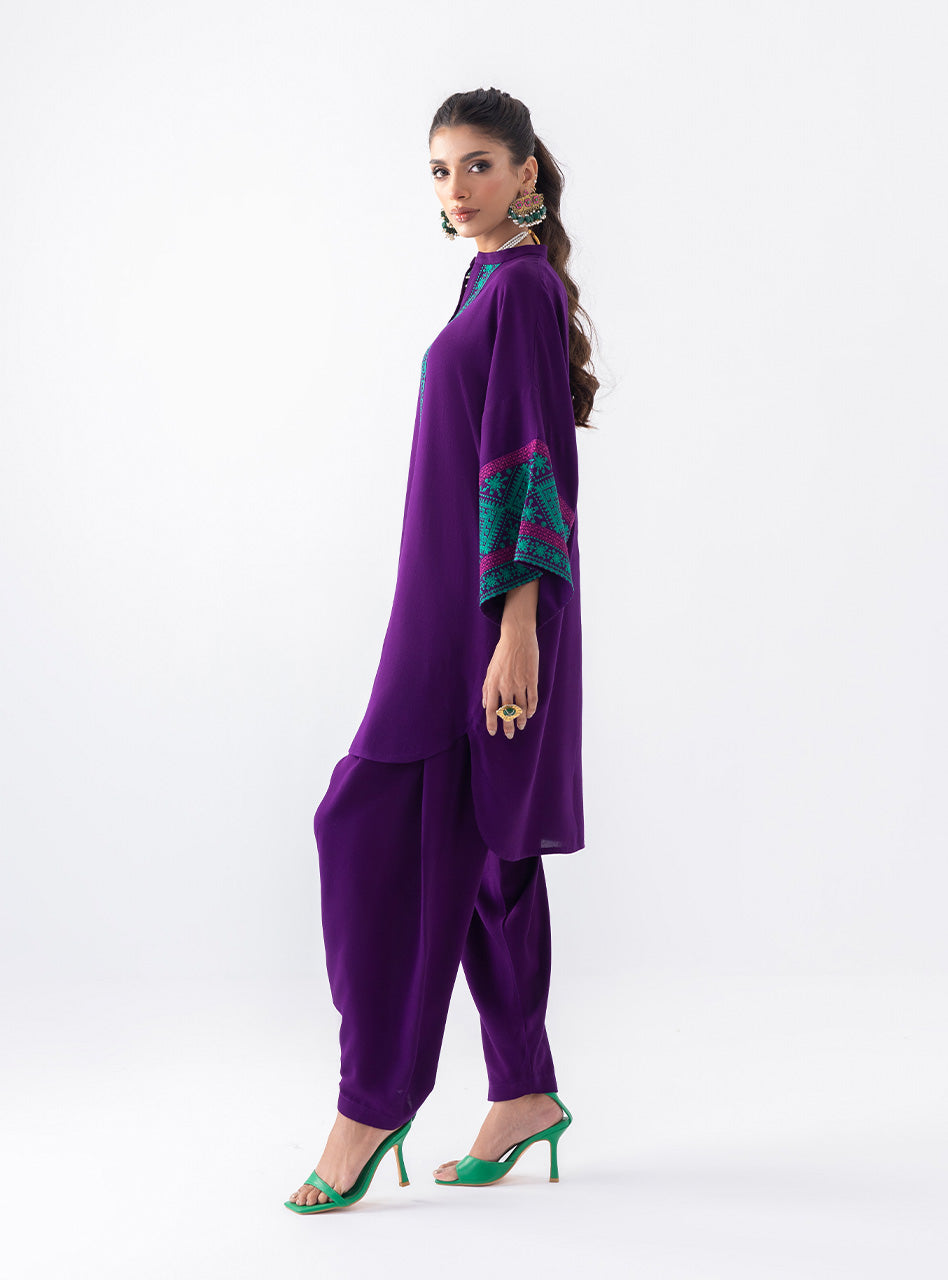 Blushing Plum | Aara Casual Pret | Zainab Chottani in UK USA UAE online kapraye.com