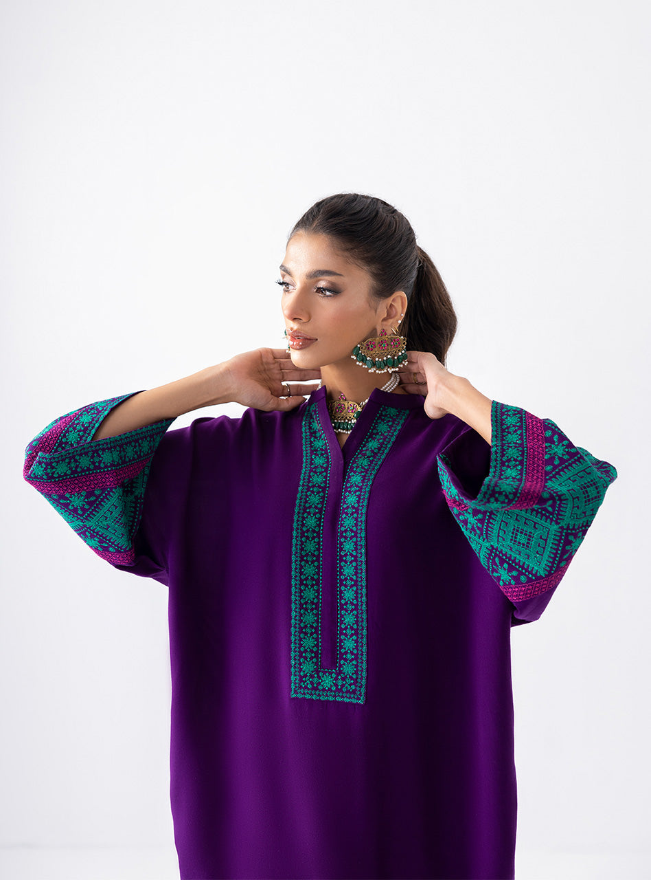 Blushing Plum | Aara Casual Pret | Zainab Chottani in UK USA UAE online kapraye.com