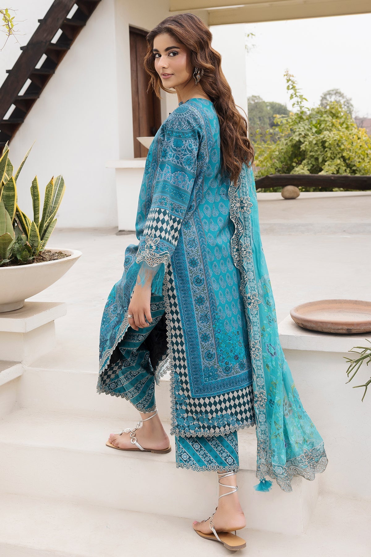 3-PC Unstitched Embroidered Lawn Collection CC6-24 | combination-vol-2-2026 | CHARIZMA
