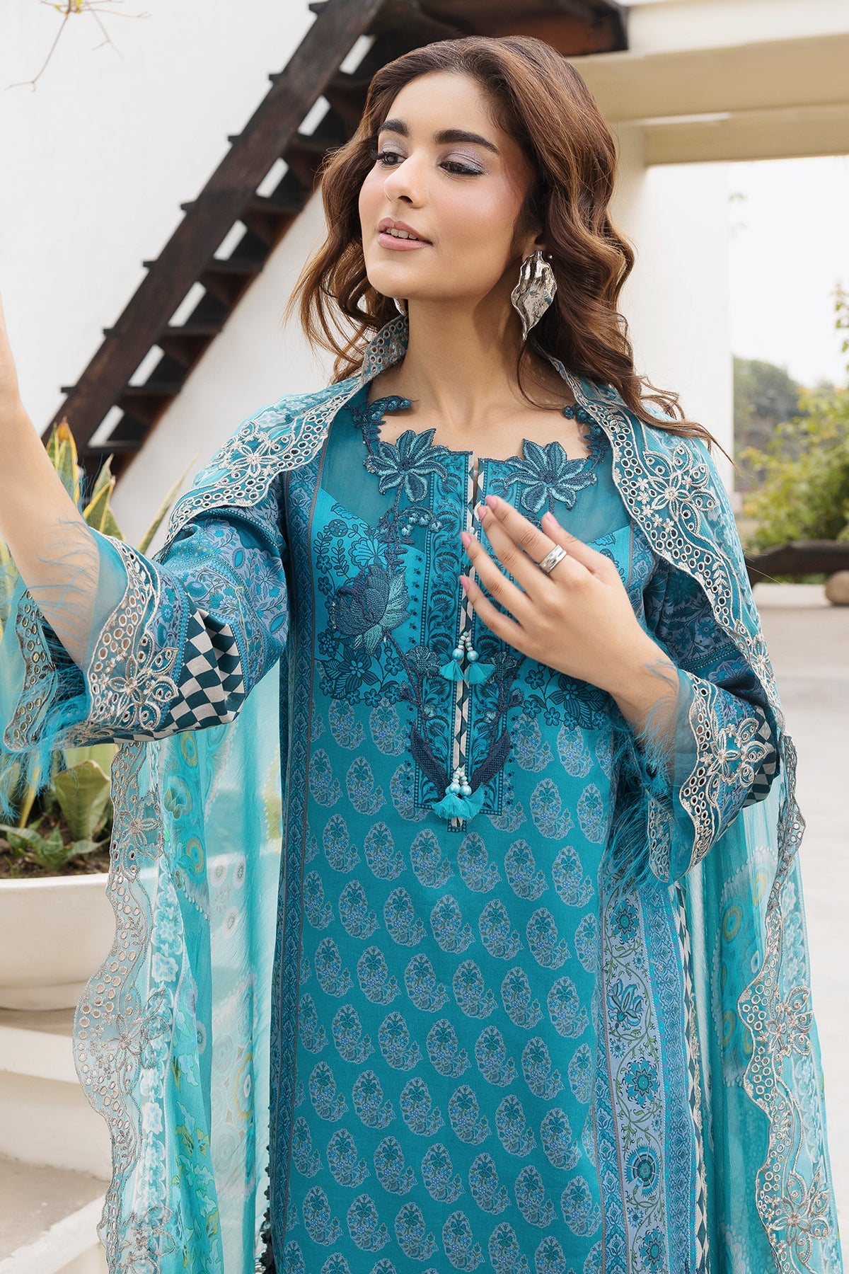 3-PC Unstitched Embroidered Lawn Collection CC6-24 | combination-vol-2-2026 | CHARIZMA
