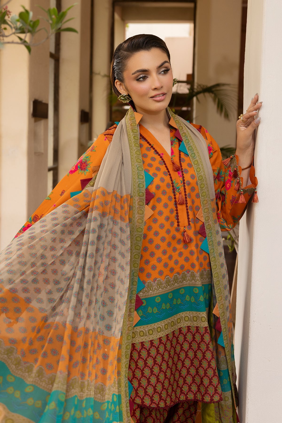 3-PC Unstitched Printed Lawn CP6-01 | C-PRINT VOL-01-2026 | CHARIZMA