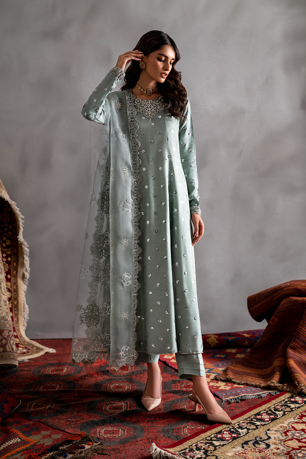 IRS-10 | LUXE RAW SILK | IZNIK in UK USA UAE online kapraye.com