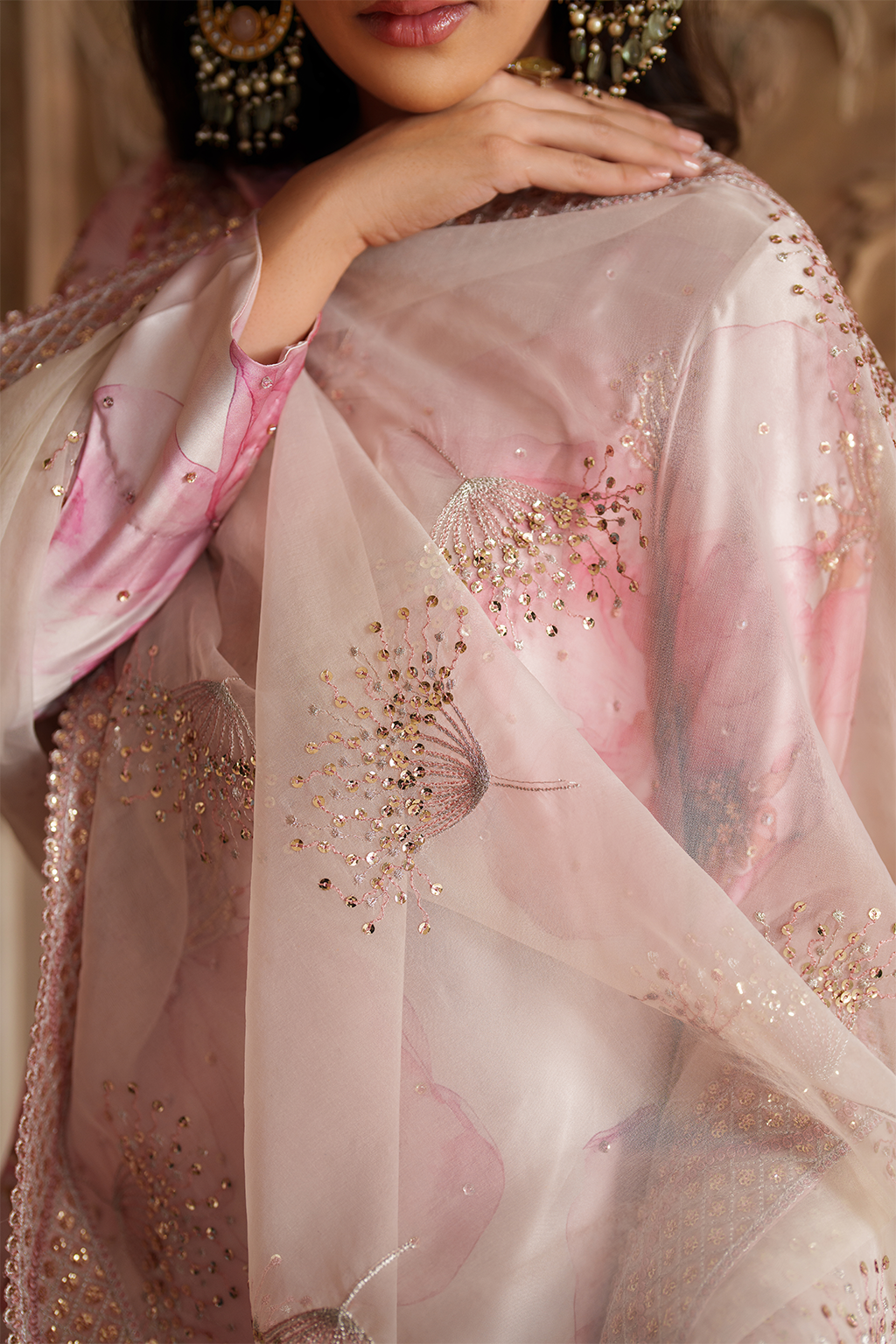 UE-547 Printed Charmeuse | Printed Formals | IZNIK