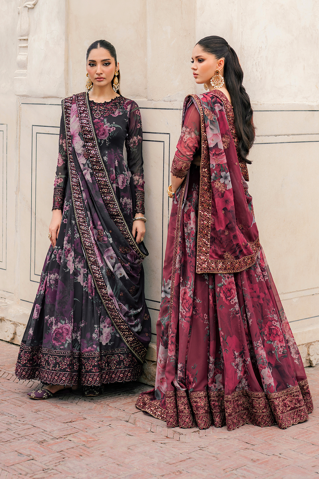 UE-314 Printed Chiffon | Printed Formals | IZNIK