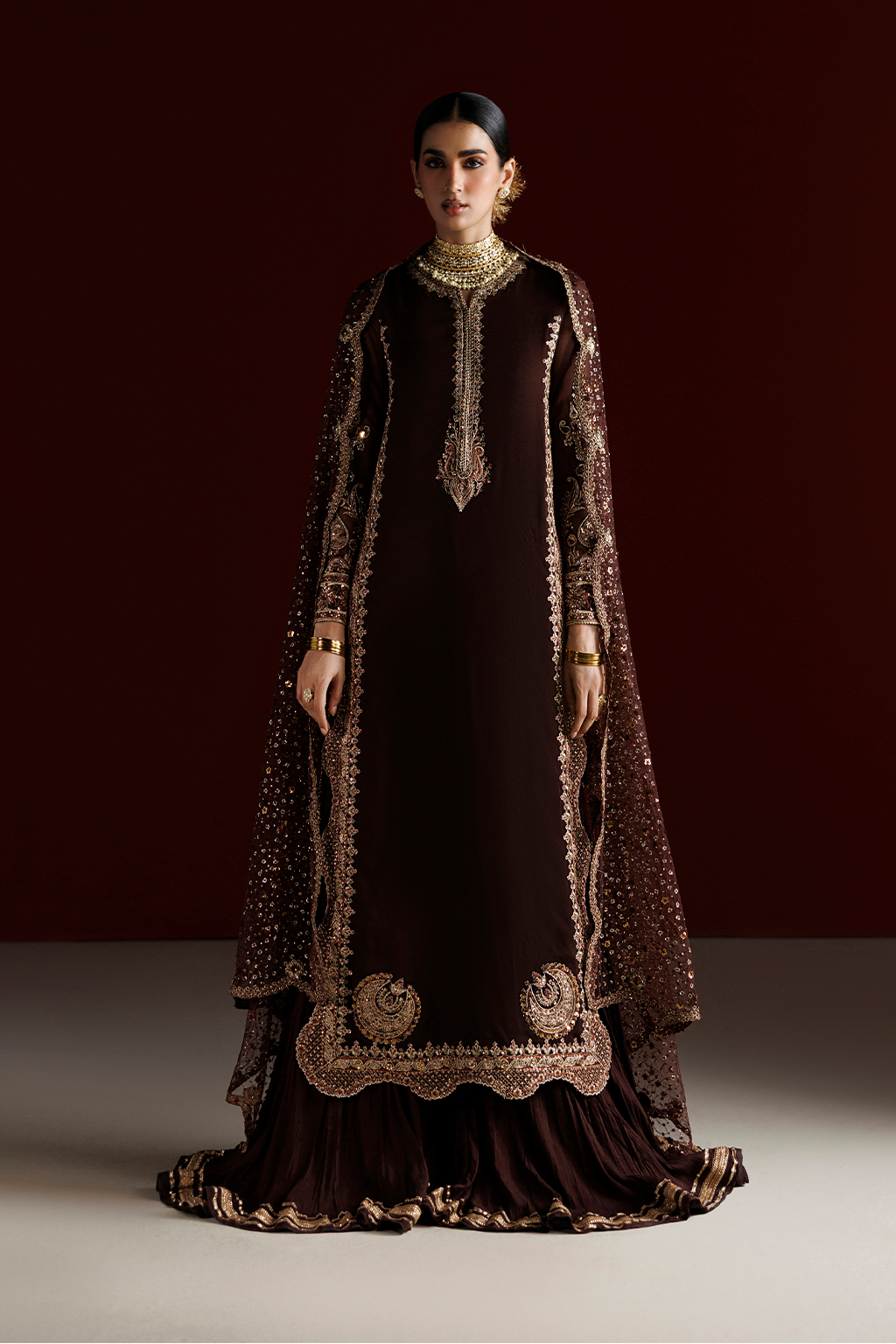 CC-113 Embroidered Chiffon | SEMI FORMALS VOL 1 | IZNIK in UK USA UAE online kapraye.com