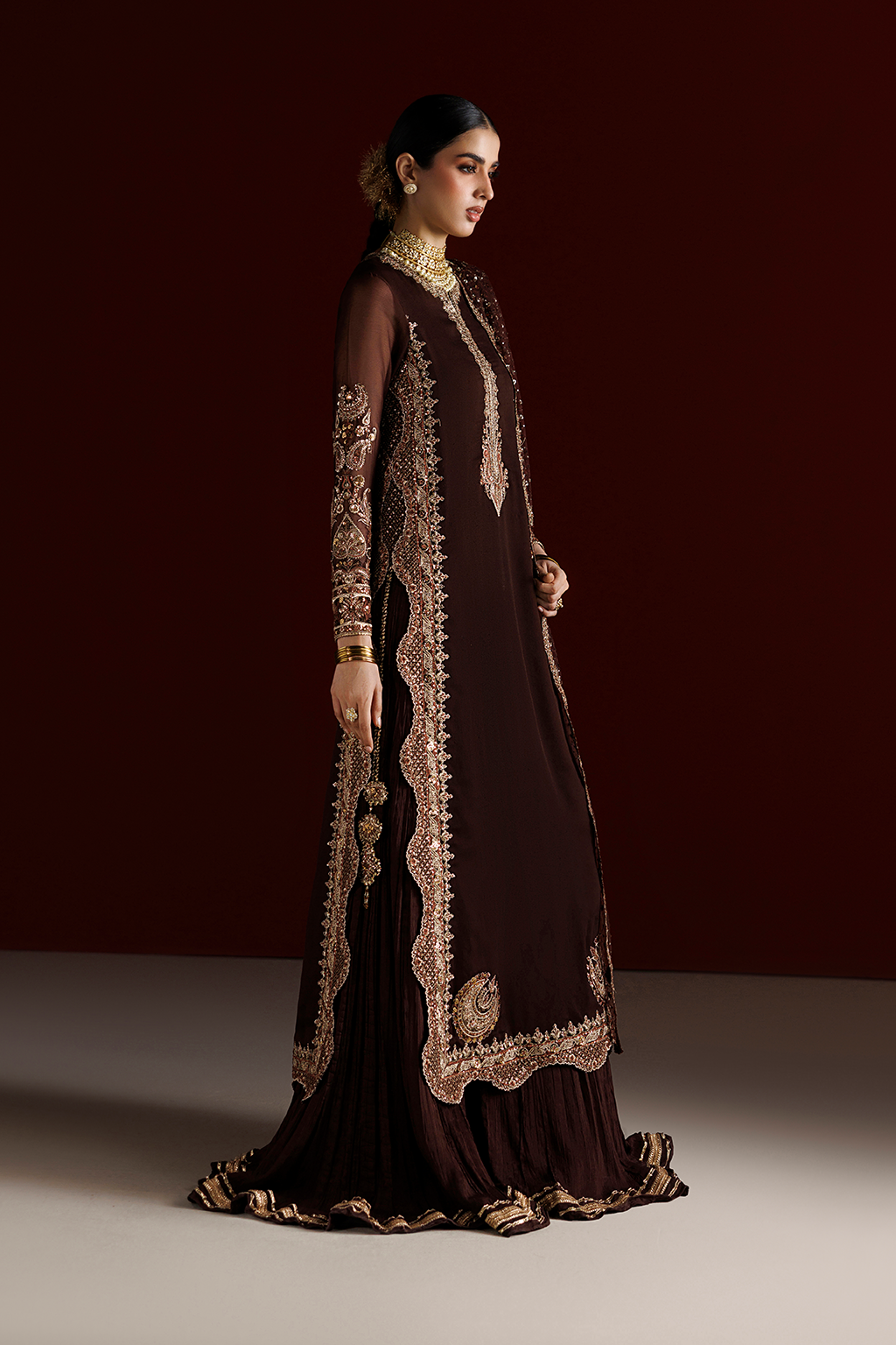 CC-113 Embroidered Chiffon | SEMI FORMALS VOL 1 | IZNIK in UK USA UAE online kapraye.com