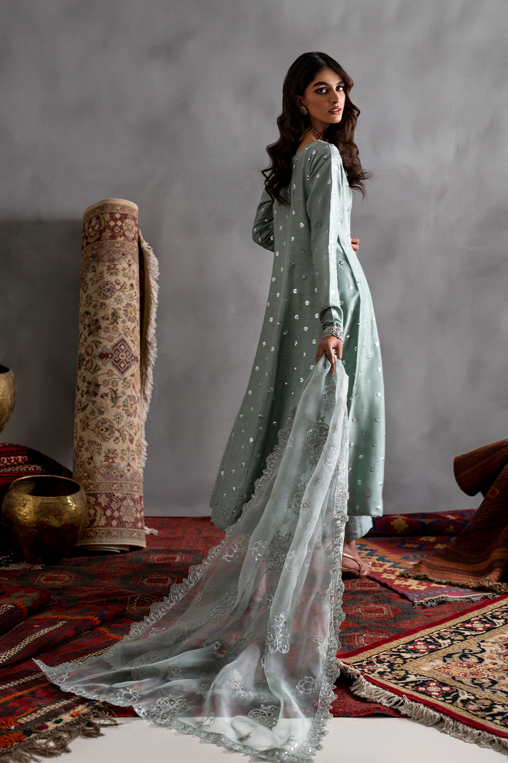 IRS-10 | LUXE RAW SILK | IZNIK in UK USA UAE online kapraye.com