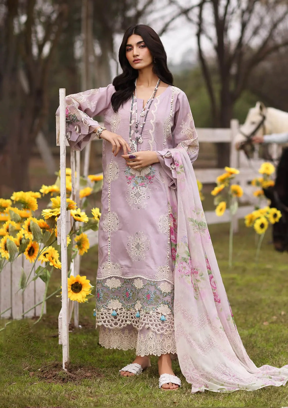 KFL-08B ELAYA | FESTIVE LAWN 2024 | KAHF PREMIUM in UK USA UAE online kapraye.com