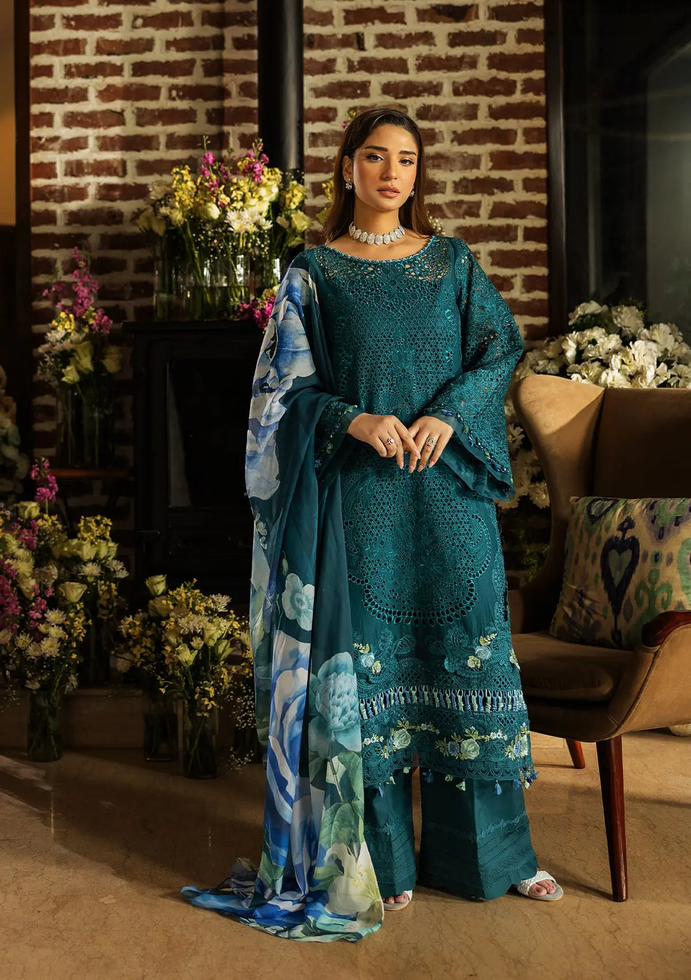 KLR-06 Whimsy | KAHF LUXURY LAWN COLLECTION 2025 | KAHF PREMIUM