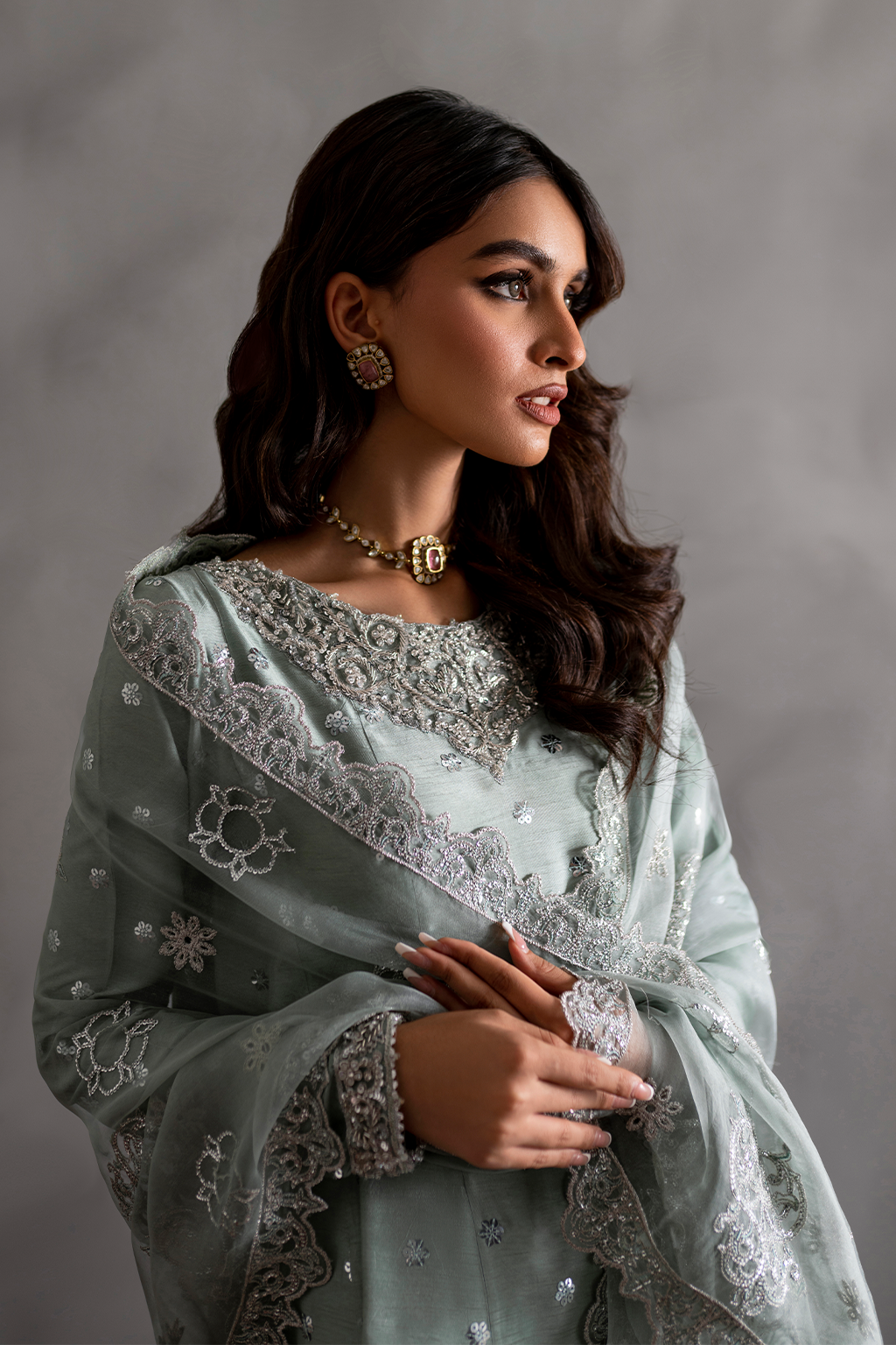 IRS-10 | LUXE RAW SILK | IZNIK in UK USA UAE online kapraye.com