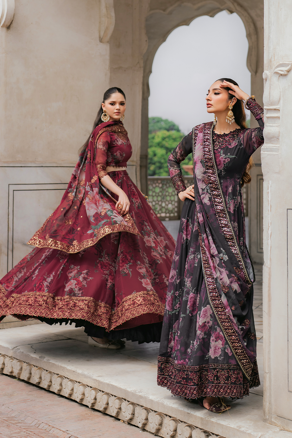 UE-315 Printed Chiffon | Printed Formals | IZNIK