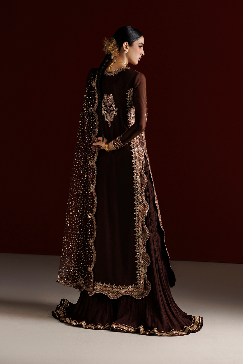 CC-113 Embroidered Chiffon | SEMI FORMALS VOL 1 | IZNIK in UK USA UAE online kapraye.com
