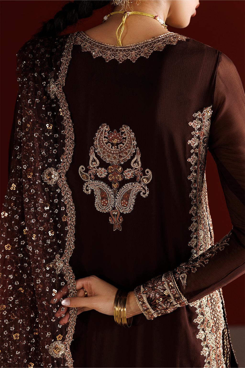 CC-113 Embroidered Chiffon | SEMI FORMALS VOL 1 | IZNIK in UK USA UAE online kapraye.com
