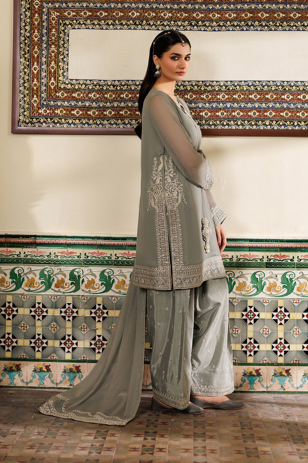 CC-91 Plain Chiffon | NOOR ANGAN SEMI FORMALS | IZNIK
