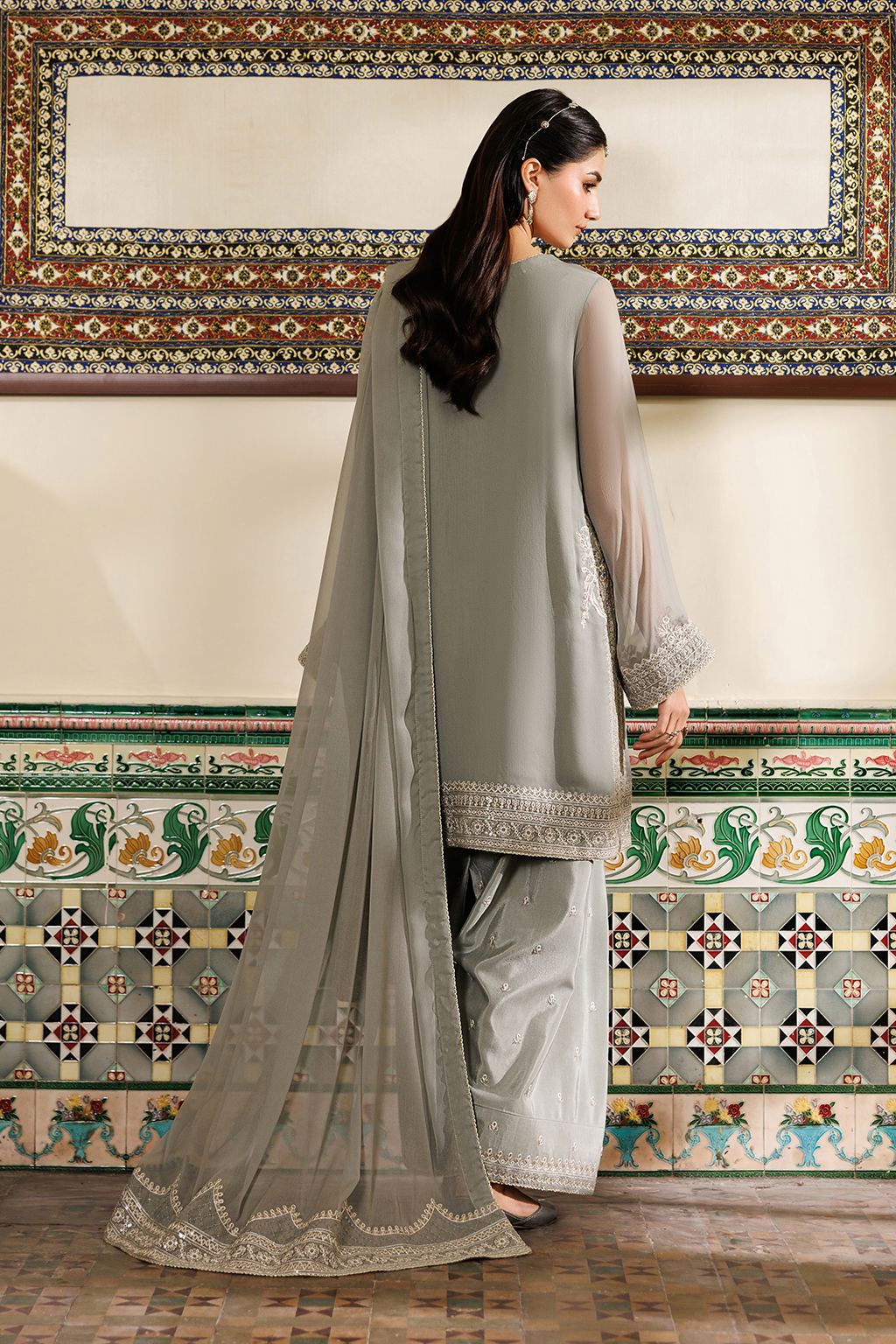 CC-91 Plain Chiffon | NOOR ANGAN SEMI FORMALS | IZNIK