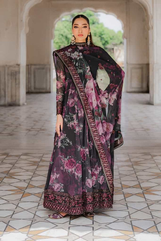 UE-315 Printed Chiffon | Printed Formals | IZNIK