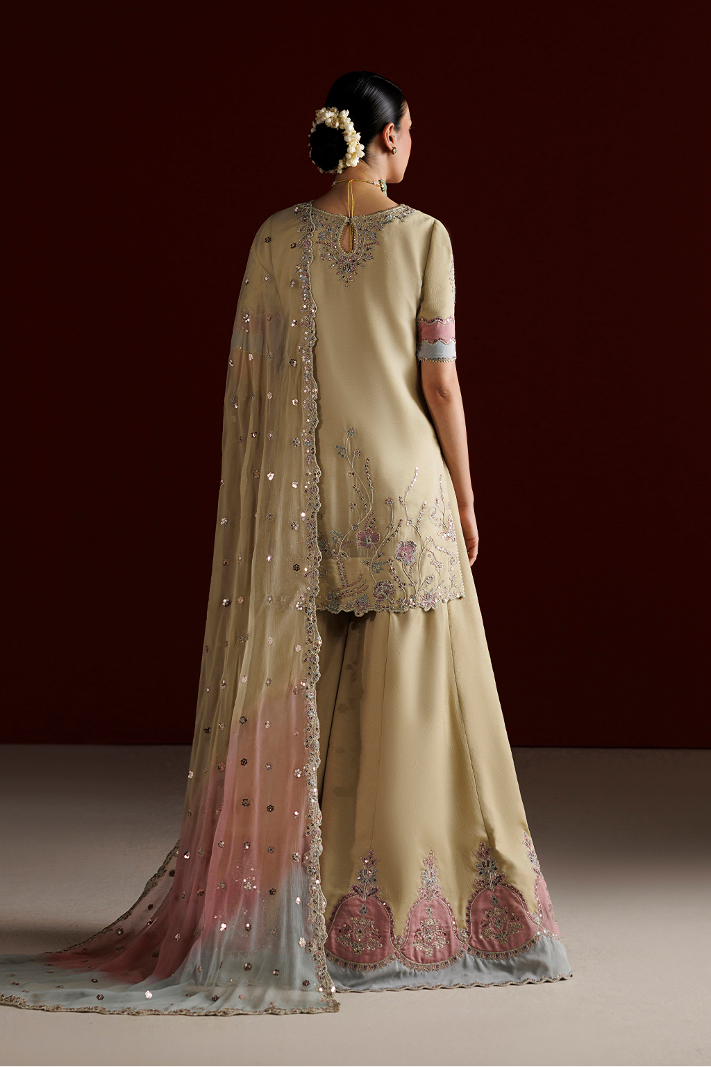 CC-108 Embroidered Chiffon | SEMI FORMALS VOL 1 | IZNIK in UK USA UAE online kapraye.com