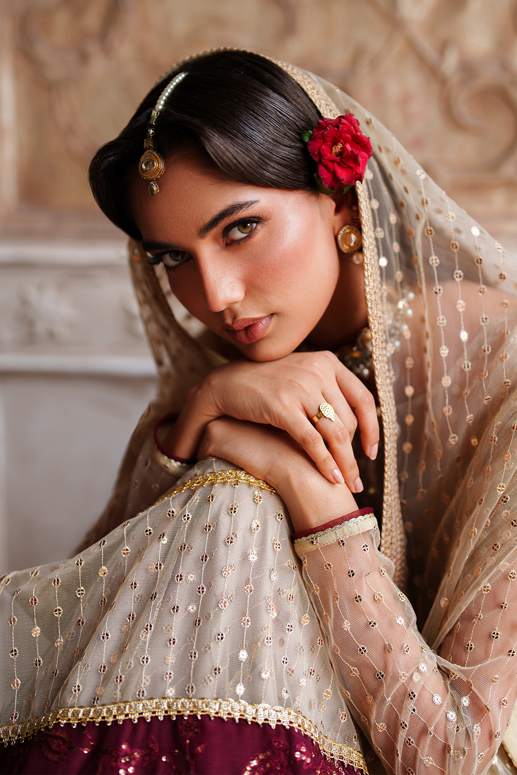 UE-548 Embroidered Net | Printed Formals | IZNIK