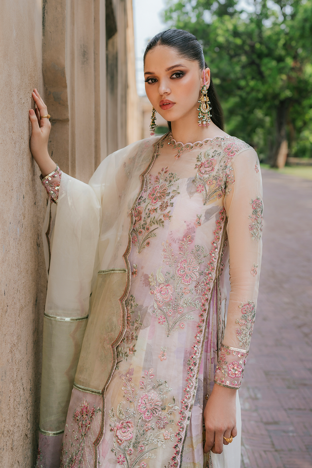 UE-320 Printed Raw Silk | Printed Formals | IZNIK