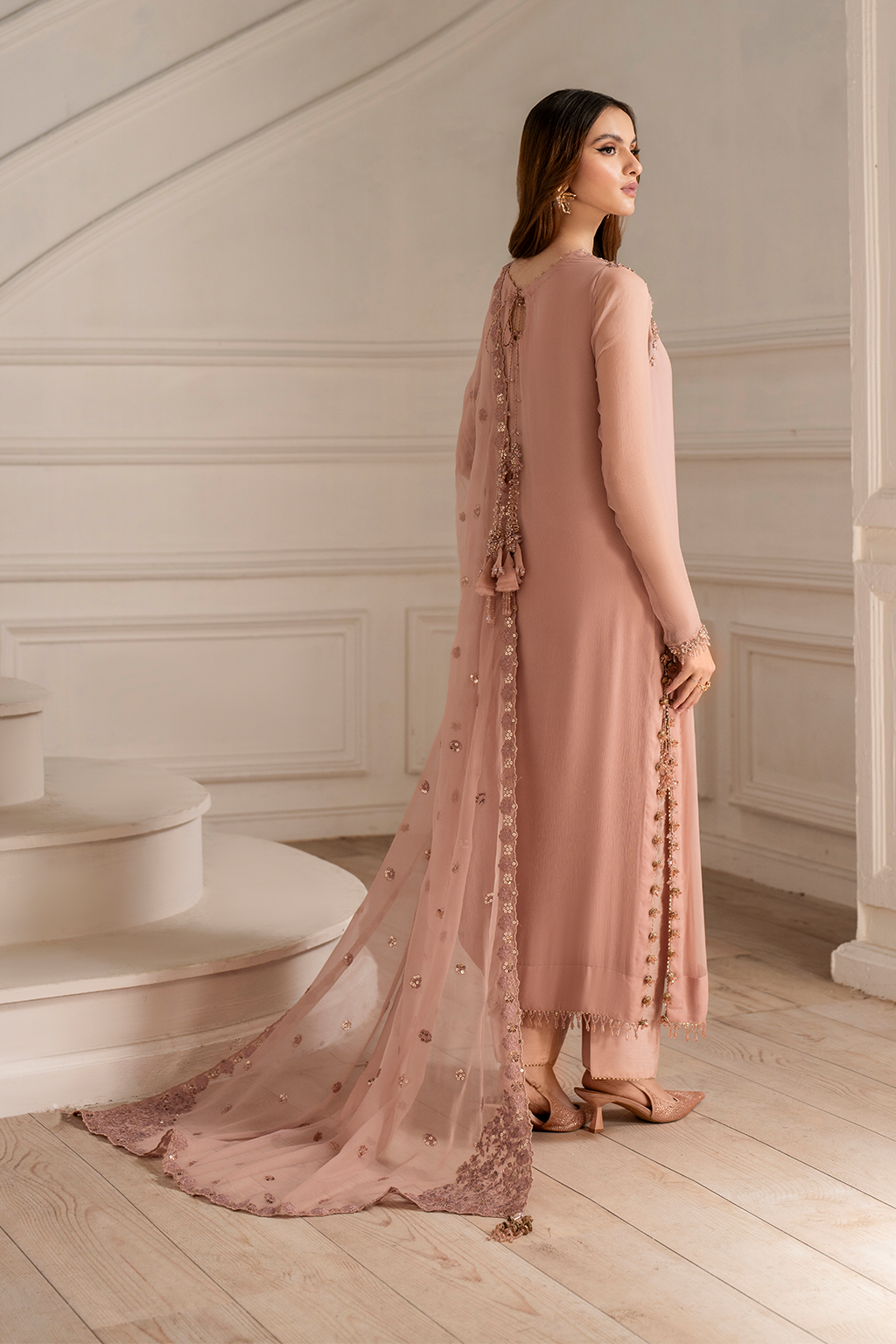 CC-479 EMBROIDED CHIFFON | NOOR ANGAN SEMI FORMALS | IZNIK (Copy)