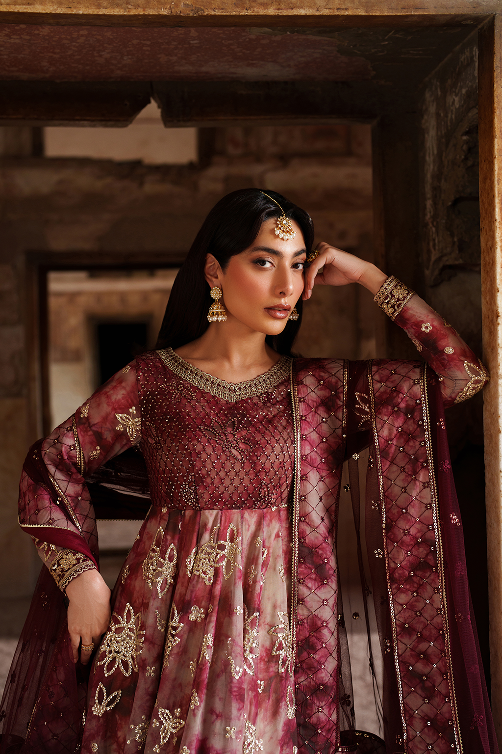 UE-533 Printed Chiffon | Printed Formals | IZNIK
