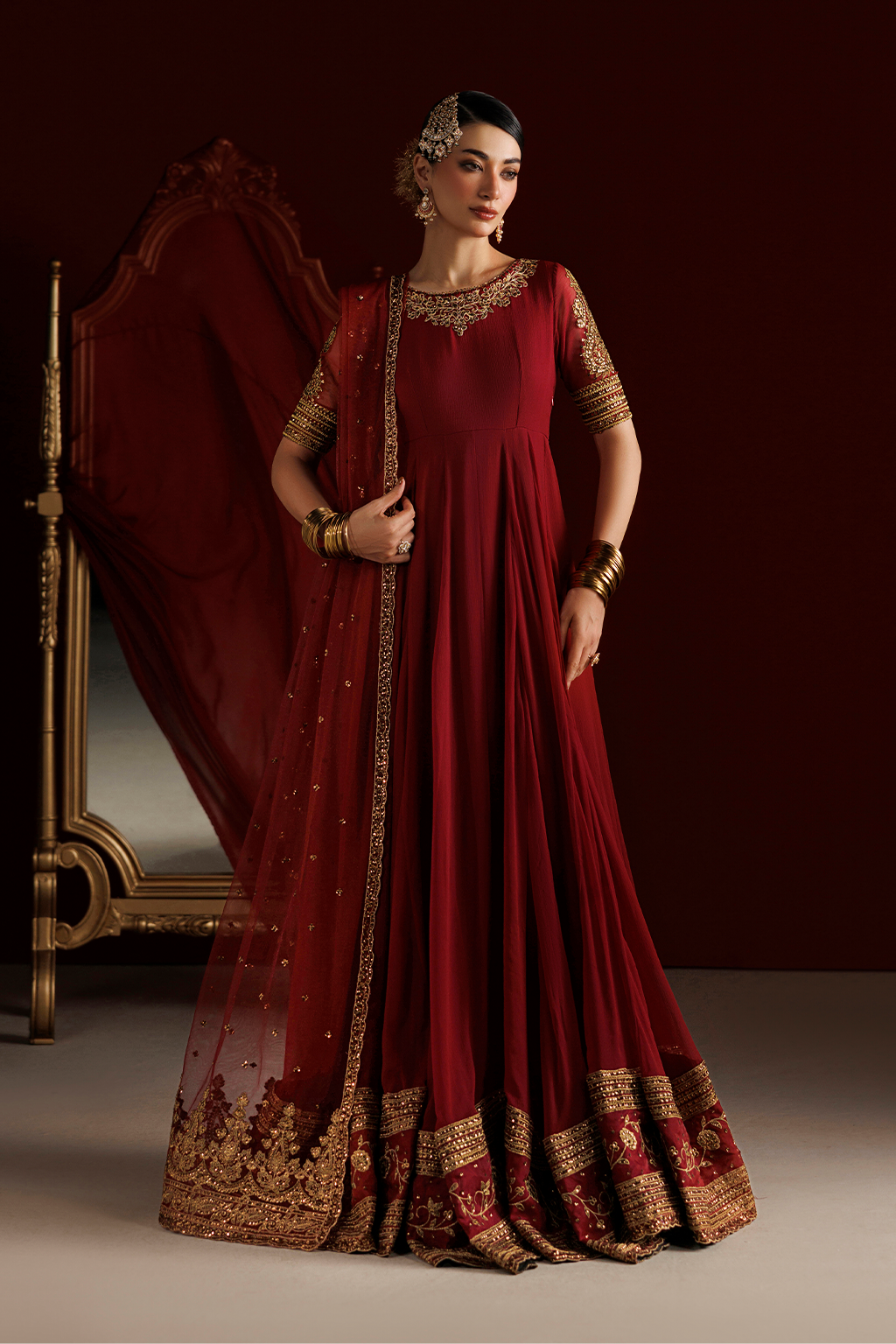 CC-111 Embroidered Chiffon | SEMI FORMALS VOL 1 | IZNIK in UK USA UAE online kapraye.com
