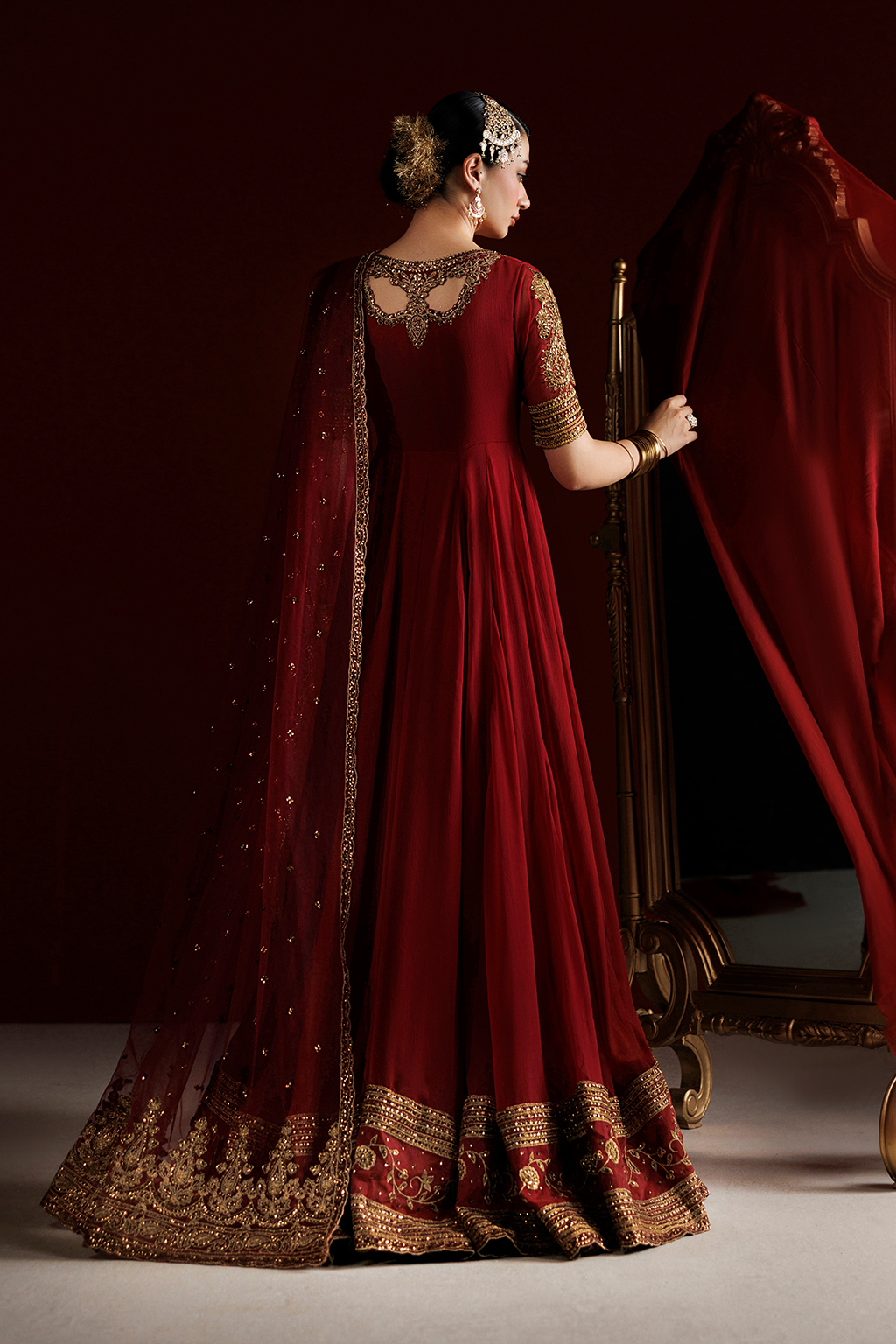 CC-111 Embroidered Chiffon | SEMI FORMALS VOL 1 | IZNIK in UK USA UAE online kapraye.com