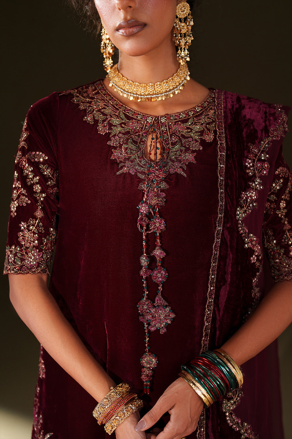 IV-71 Embroidered Velvet | VELVET EDIT II | IZNIK
