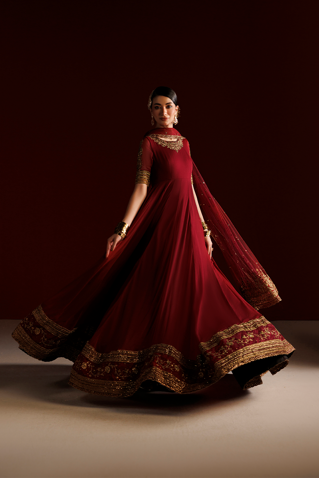CC-111 Embroidered Chiffon | SEMI FORMALS VOL 1 | IZNIK in UK USA UAE online kapraye.com