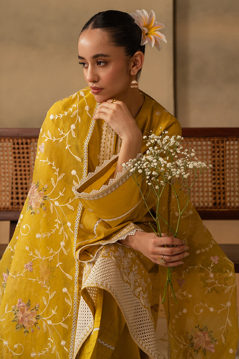 CEYLON YELLOW | EMB LAWN MAHIRI-24 | CROSS STITCH