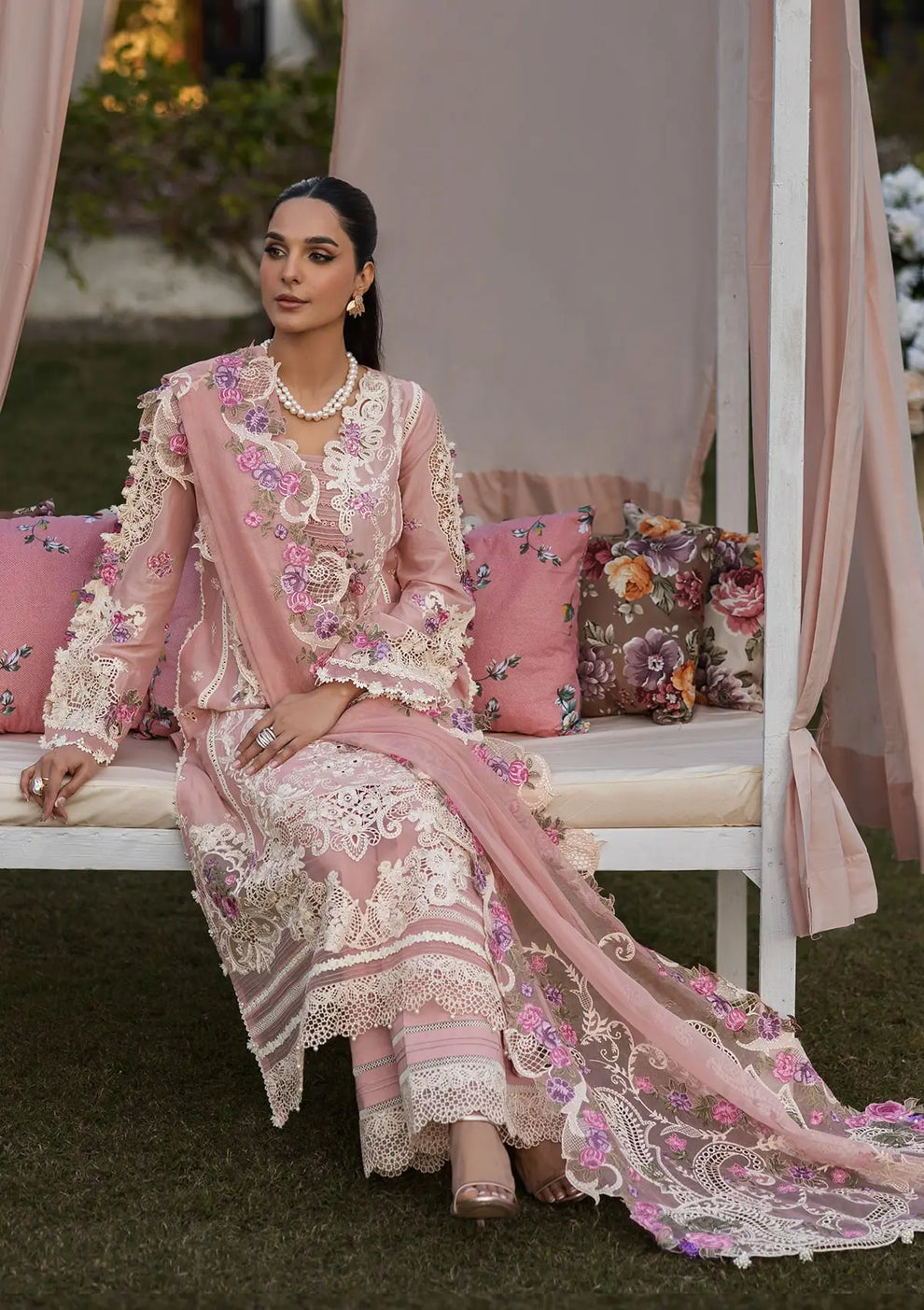 KLR-09 Bellerose | KAHF LUXURY LAWN COLLECTION 2025 | KAHF PREMIUM