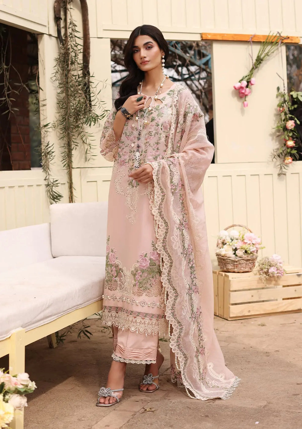 KFL-09B NORA | FESTIVE LAWN 2024 | KAHF PREMIUM in UK USA UAE online kapraye.com