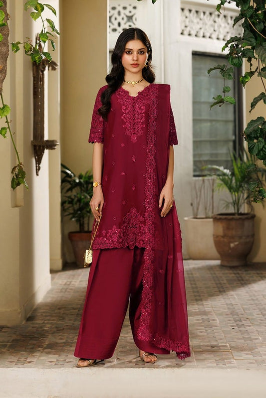 CC-97 Embroidered Chiffon | NOOR ANGAN SEMI FORMALS | IZNIK