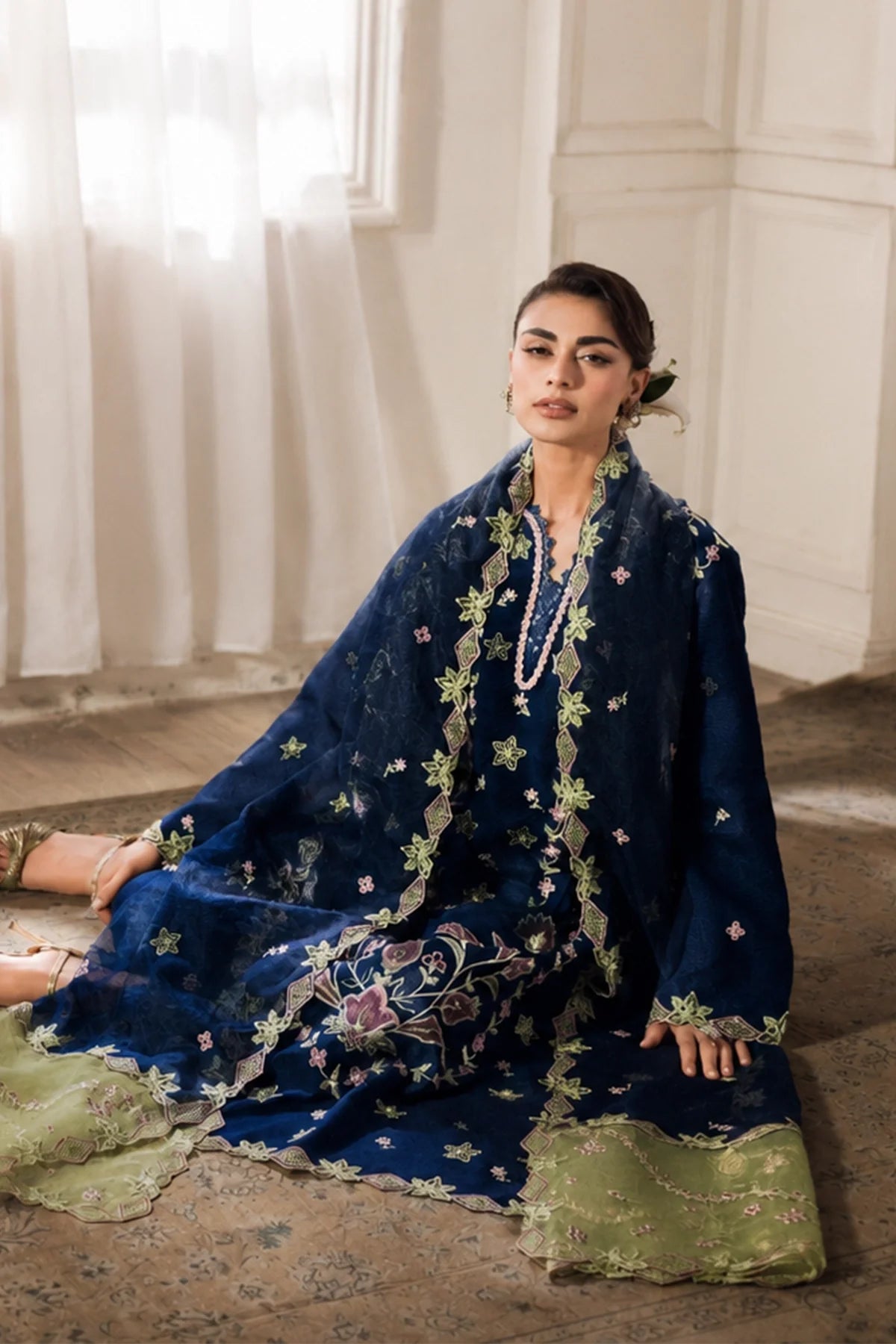 Azul | LUMEIRE SILK | RANG RASIYA