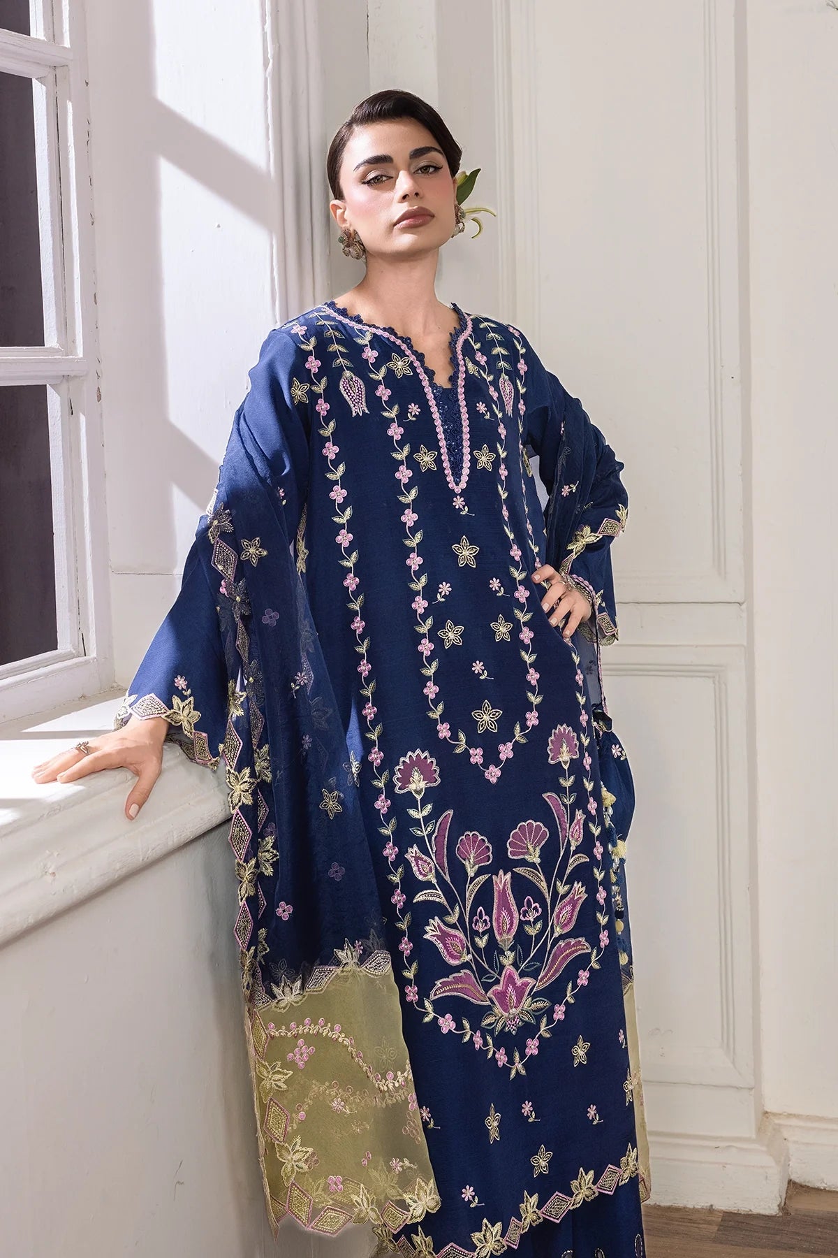 Azul | LUMEIRE SILK | RANG RASIYA
