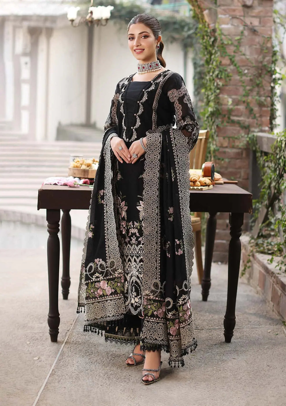 KFL-06 NOOR | FESTIVE LAWN 2024 | KAHF PREMIUM in UK USA UAE online kapraye.com