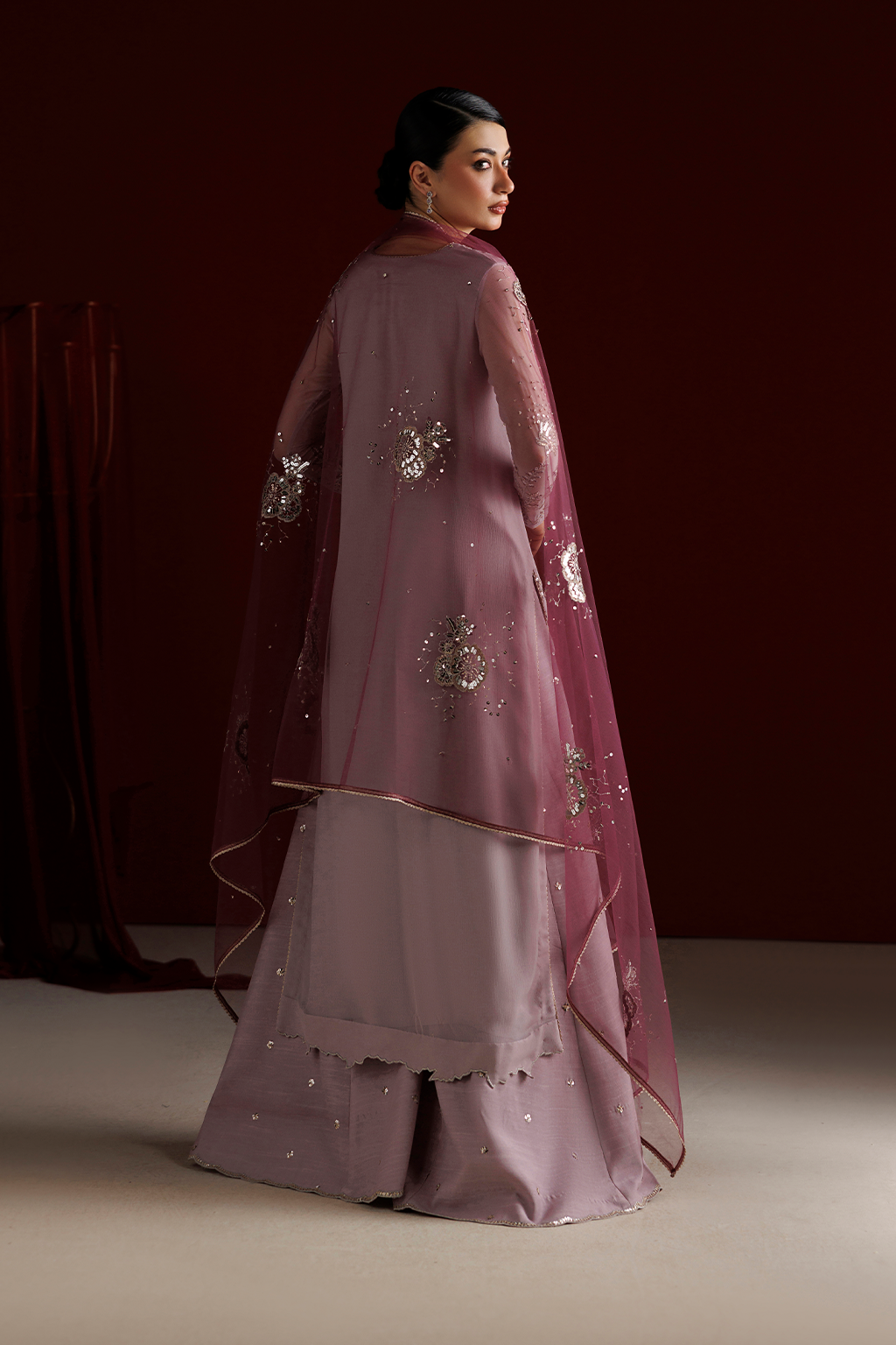 CC-110 Embroidered Chiffon | SEMI FORMALS VOL 1 | IZNIK in UK USA UAE online kapraye.com