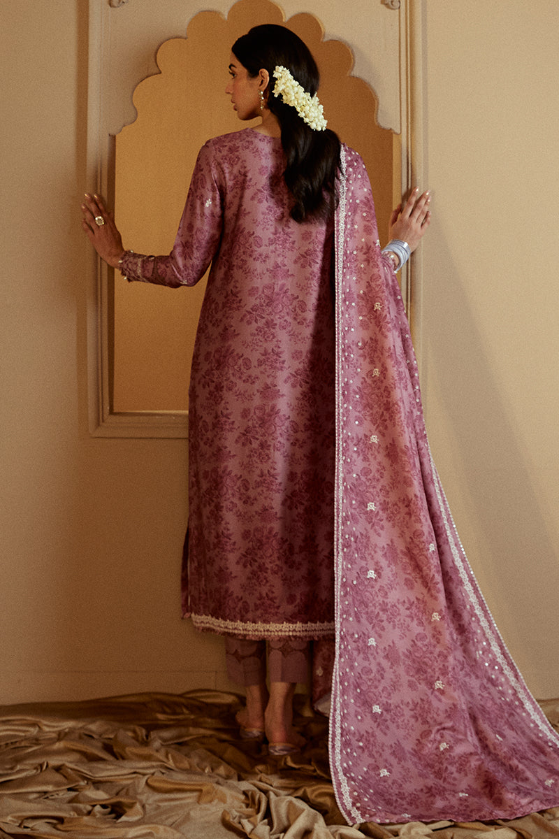 MAUVE DREAM-3 PC MARINA EMBROIDERED SUIT | WINTER COLLECTION-24 | CROSS STITCH