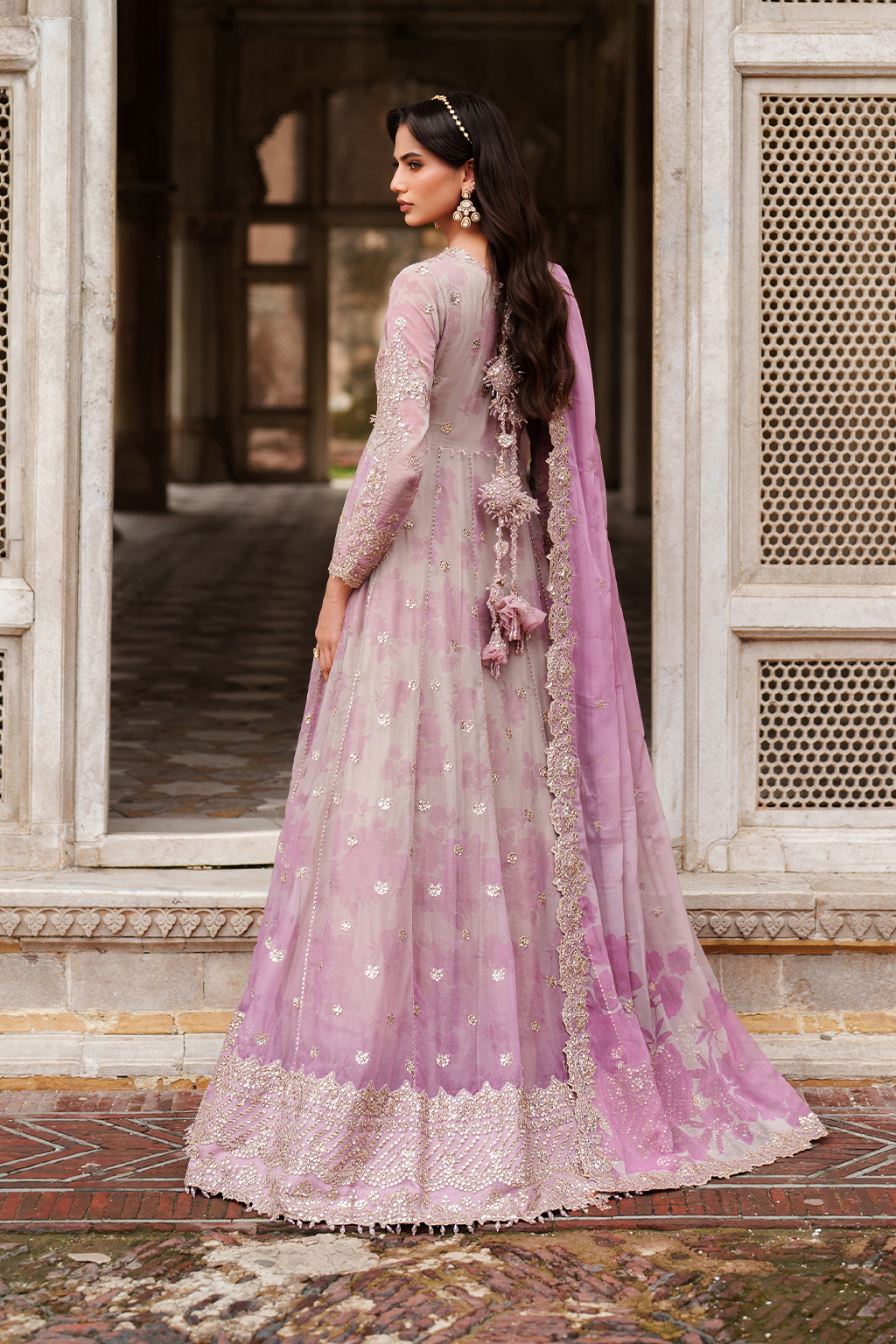 UE-555 Printed Chiffon | Printed Formals | IZNIK