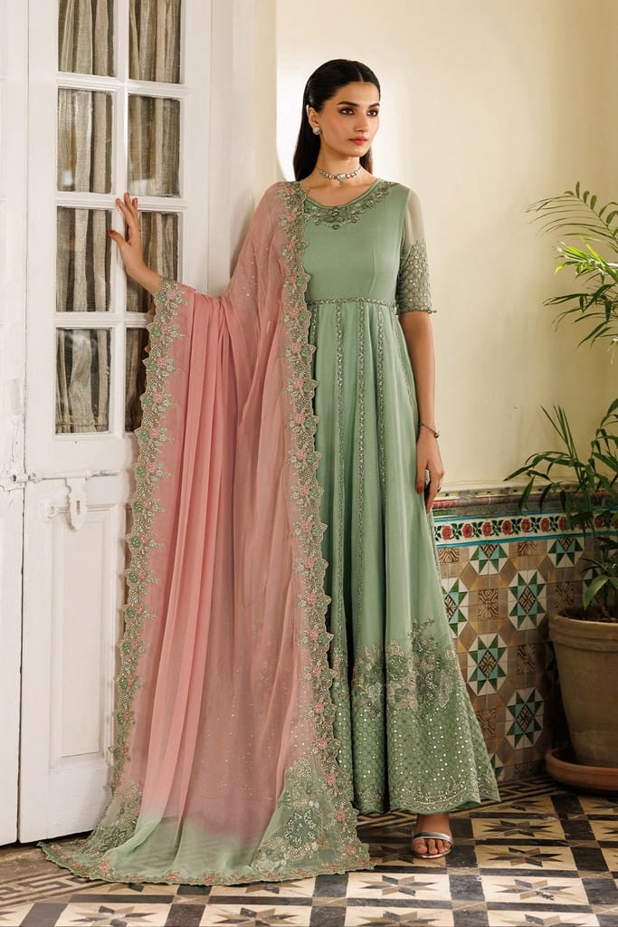 CC-99 Embroidered Chiffon | NOOR ANGAN SEMI FORMALS | IZNIK