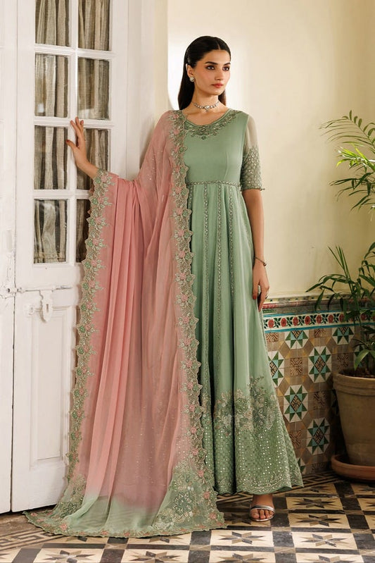 CC-99 Embroidered Chiffon | NOOR ANGAN SEMI FORMALS | IZNIK