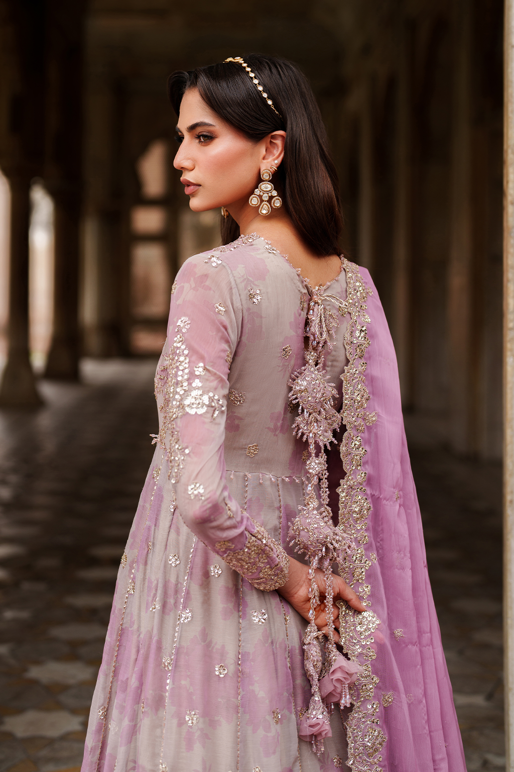 UE-555 Printed Chiffon | Printed Formals | IZNIK