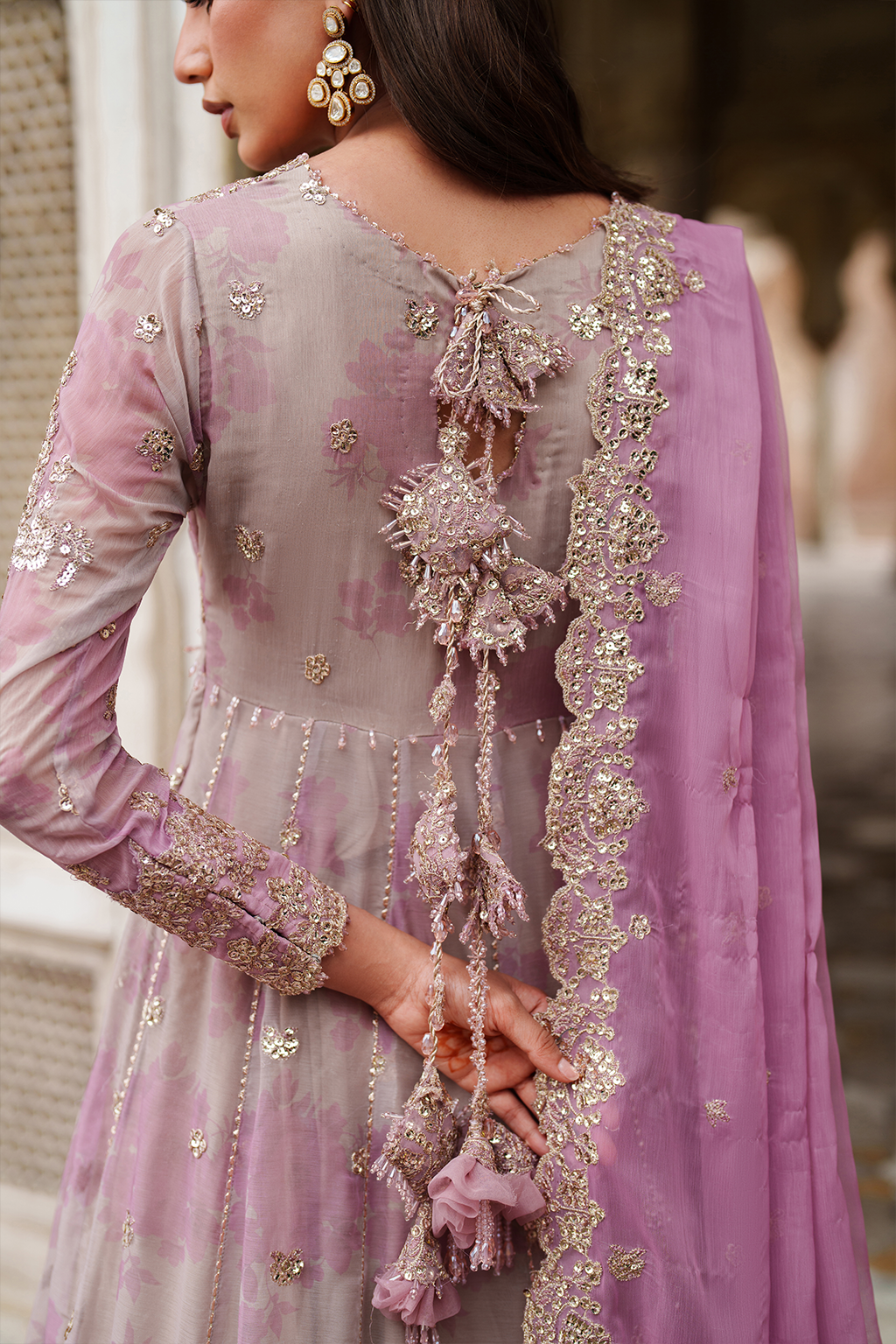 UE-555 Printed Chiffon | Printed Formals | IZNIK