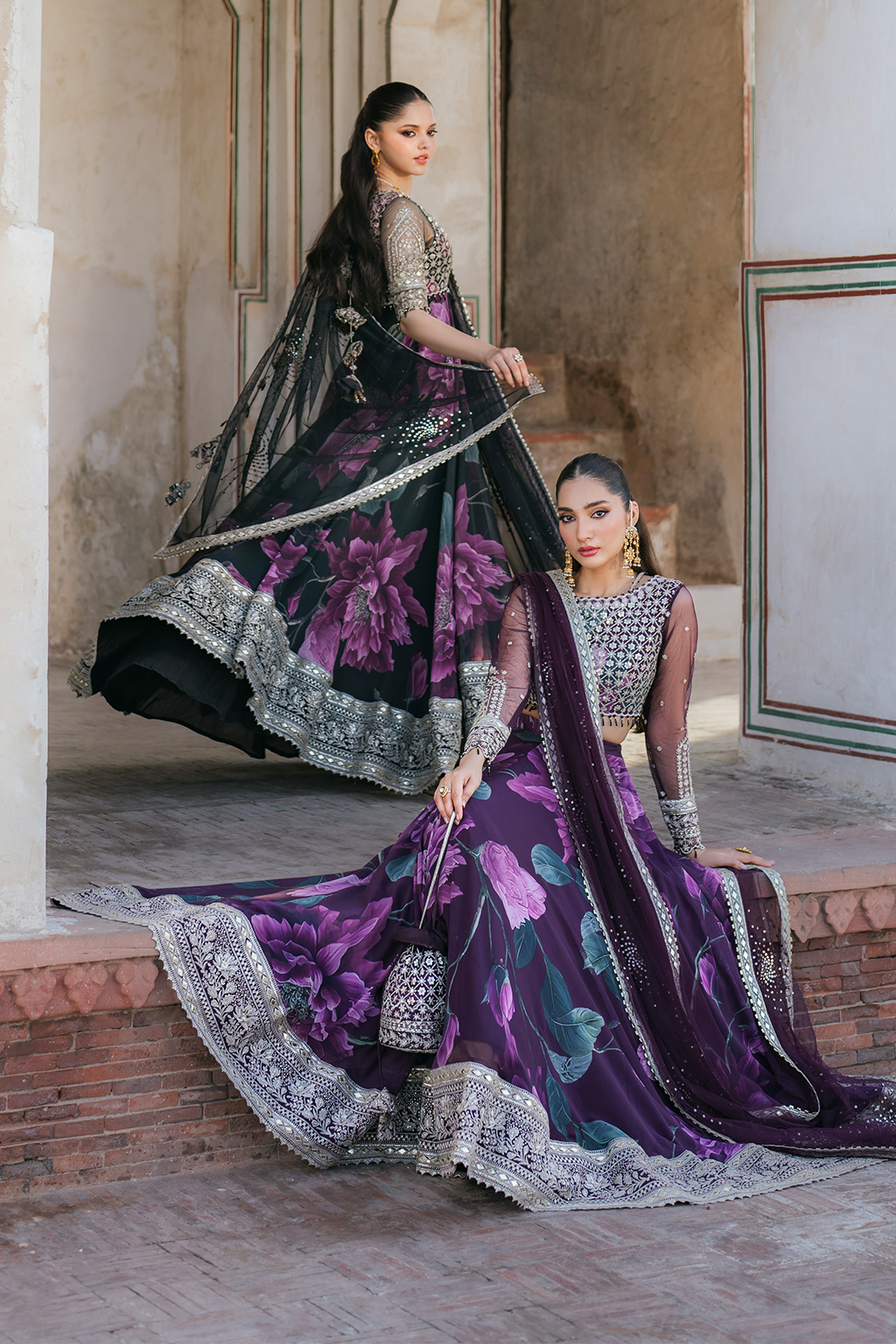 UE-322 Printed Chiffon | Printed Formals | IZNIK