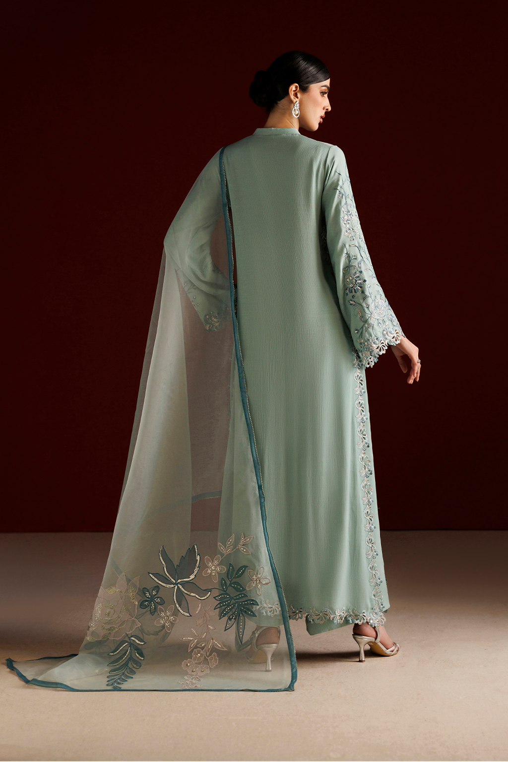 CC-112 Embroidered Chiffon | SEMI FORMALS VOL 1 | IZNIK in UK USA UAE online kapraye.com