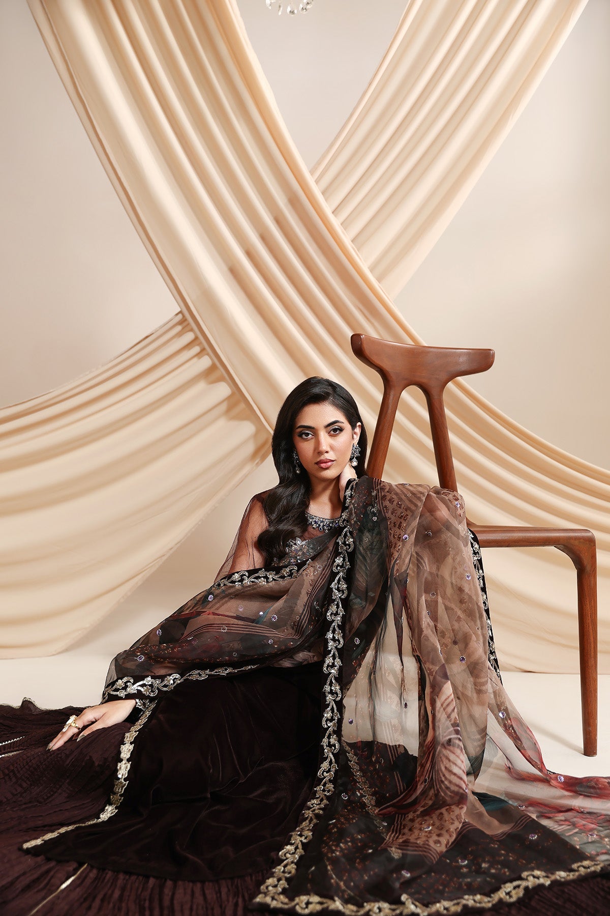 AF-VLT-2211-Aries | L’AMOUR ’25 – Luxury Handmade Velvet Collection | ALIZEH FASHION